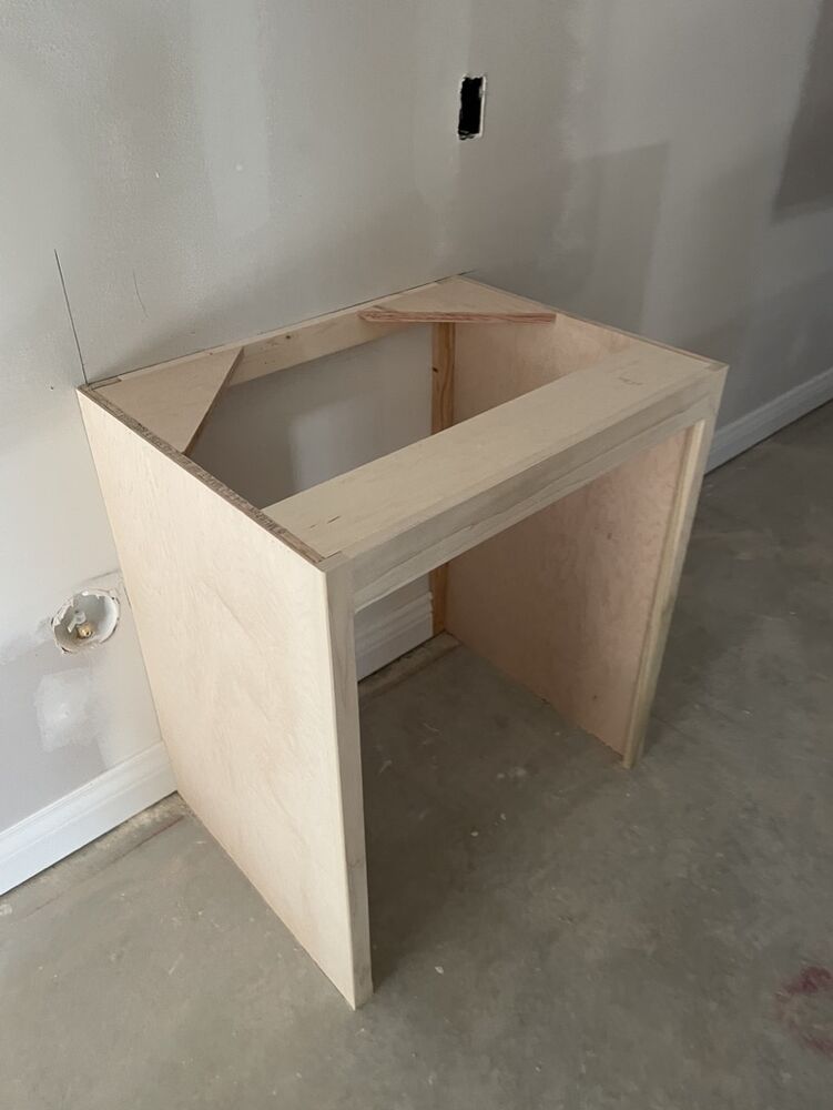 New Tallgrass build, custom cabinet box being assembled